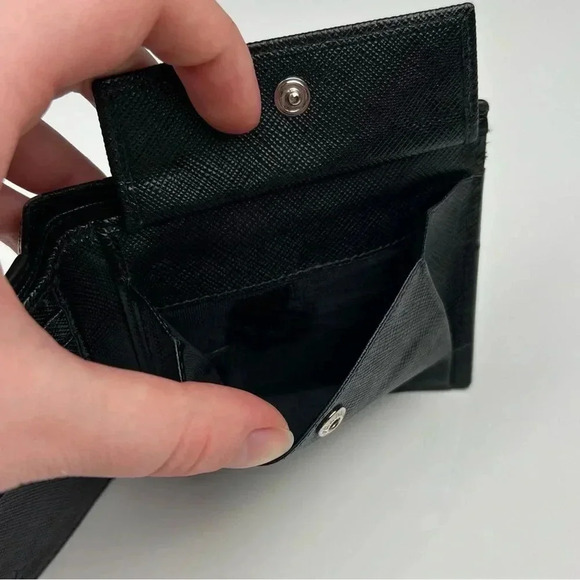 Prada Saffiano Banana Bifold Wallet - Picture 4 of 8